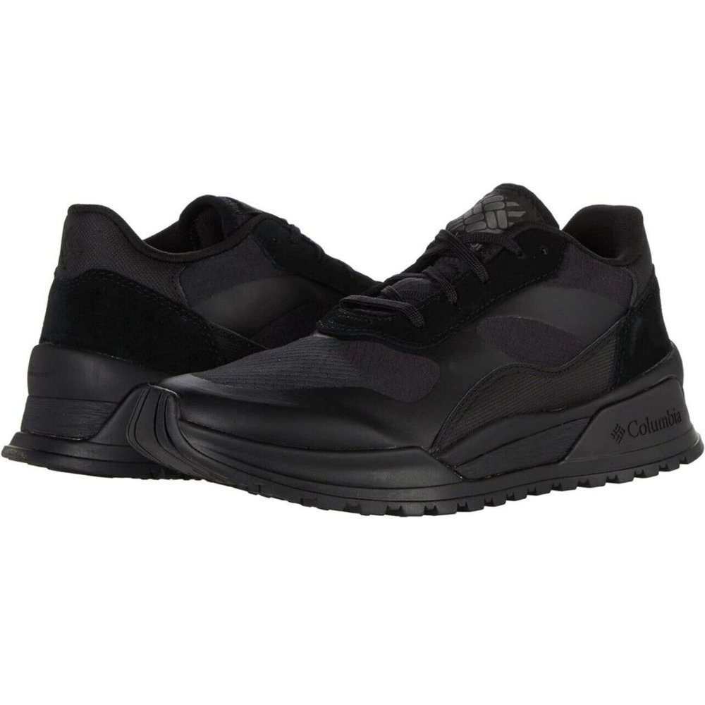 Columbia Women’s Sneaker Wildone Heritage Trainer Black/Charcoal Size 9